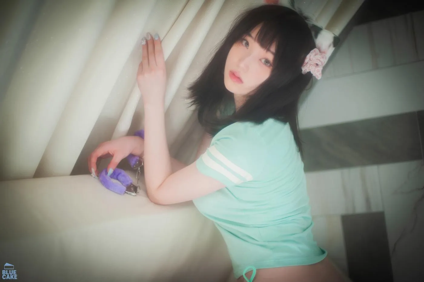 Bambi밤비 – NO.91 [BLUECAKE] Naughty Cats Pink  Mint RED [90P]插图